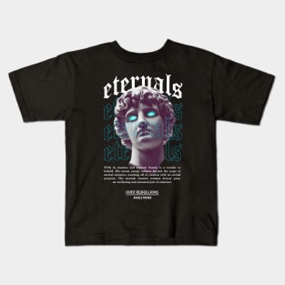 Eternals Angel Statue T-shirt Aesthetic Statue T-shirt Streetwear Aesthetic T-shirt Streetwear Fashion Renaissance Clothing Kids T-Shirt